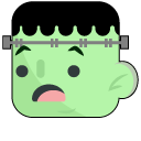 Halloween Cute Frankenstein and His Wife cursor