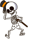 Halloween Funny Skeleton pointer