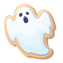 Halloween Ghost and Pumpkin Cookies pointer