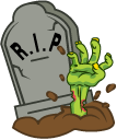 Halloween Grave and Zombie Hand cursor