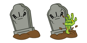 Halloween Grave and Zombie Hand