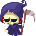 Halloween Grim Reaper and Scythe cursor