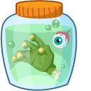 Halloween Skull and Jar cursor