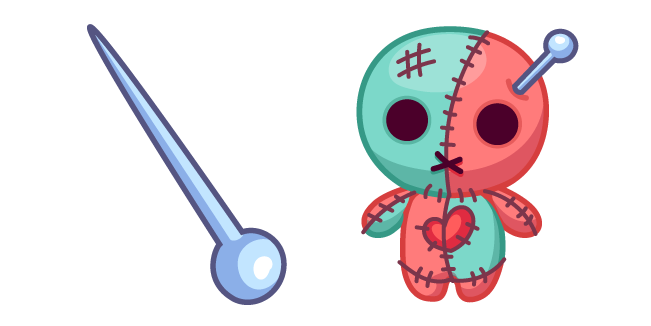 Halloween Voodoo Doll and Needle