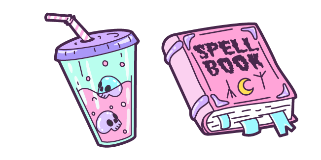 Halloween Witch Cocktail and Spell Book
