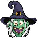 Halloween Witch on Broomstick cursor