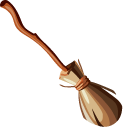 Witch Broom and Hat pointer