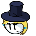 Henry Stickmin Earrings and Top Hat cursor