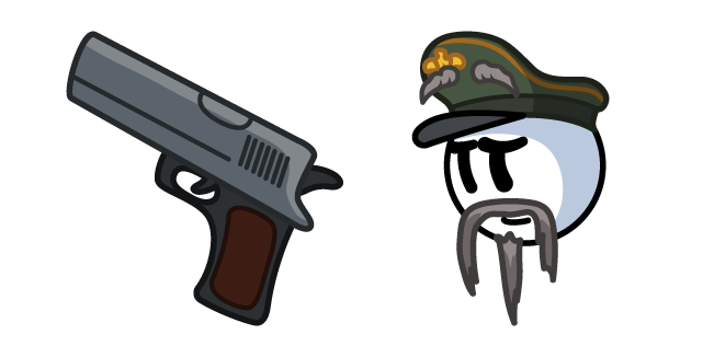 Henry Stickmin General Hubert Galeforce and Pistol