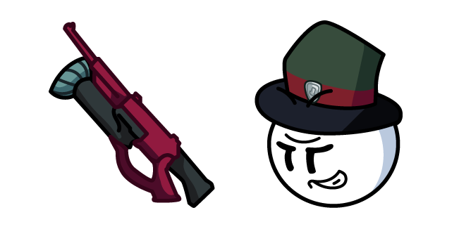 Henry Stickmin Mr. Macbeth and AR 15 Style Rifle