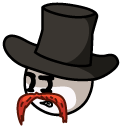 Henry Stickmin Right Hand Man and Metal Baseball Bat cursor