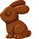 Chocolate Easter Bunny and Egg cursor