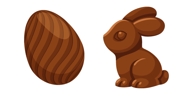 Chocolate Easter Bunny and Egg