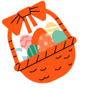 Easter Basket and Chicken pointer