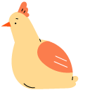 Easter Basket and Chicken cursor