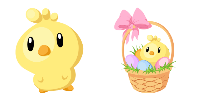 Easter Chick and Basket