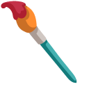 Easter Hare Watering Can and Brush pointer