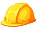 Labor Day Brush and Safety Helmet cursor