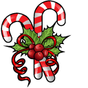 New Year Candy Cane cursor