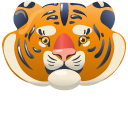 New Year Tiger and Toy cursor