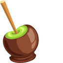 Thanksgiving Day Ginger Drink and Chocolate Apple pointer