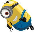 Thanksgiving Day Minion and Kung Fu Panda Balloons pointer