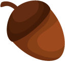 Thanksgiving Day Owl and Acorn pointer