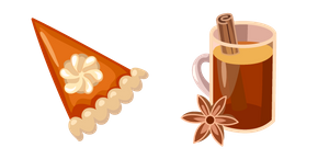 Thanksgiving Day Pumpkin Pie and Tea