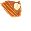 Thanksgiving Day Raccoon and Pumpkin Pie pointer