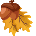 Thanksgiving Day Rowan and Acorns cursor