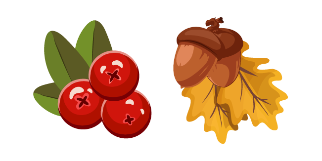 Thanksgiving Day Rowan and Acorns