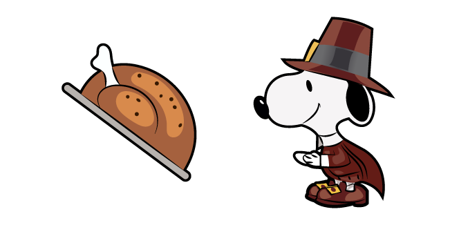 Thanksgiving Day Snoopy and Turkey