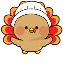 Thanksgiving Day Turkey cursor