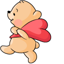 Valentine's Day Bear and Heart pointer