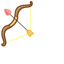 Valentine's Day Cupid and Love Bow pointer