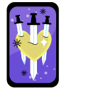 Valentine's Day Tarot Card and Spell Book pointer