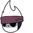 Hollow Knight Nailmaster Sheo and a Brush cursor