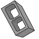 Homestar Runner Cinder Block pointer