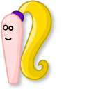 Homestar Runner Marzipan and Dress cursor