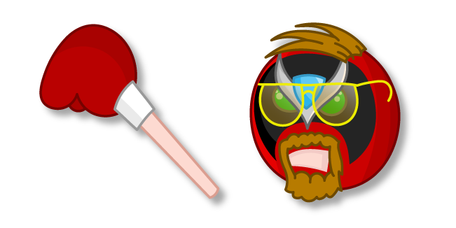 Homestar Runner Senor Cardgage and Fist