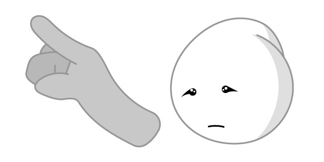 Homestar Runner Strong Sad and Hand