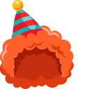 Clown and Giraffe Balloon cursor