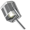 Comedian: Mic and Signboard pointer