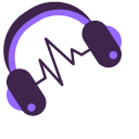 DJ: Headphones and DJ Controller pointer