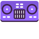DJ: Headphones and DJ Controller cursor
