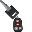 Driver: Key and steering wheel pointer