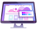 Graphic Designer: Stylus and Monitor cursor