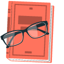 Librarian: Book and Glasses cursor