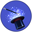 Magician: Wand and Top Hat cursor