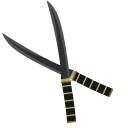 Ninja: Yin-Yang and Katanas pointer
